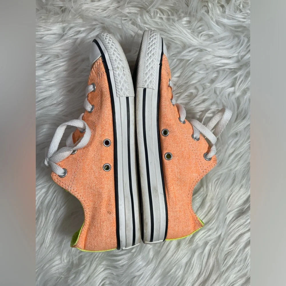 Converse All Star‎ Light Orange Double Tongue Sneaker junior Size 4